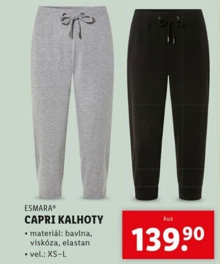 Dámské capri kalhoty Esmara