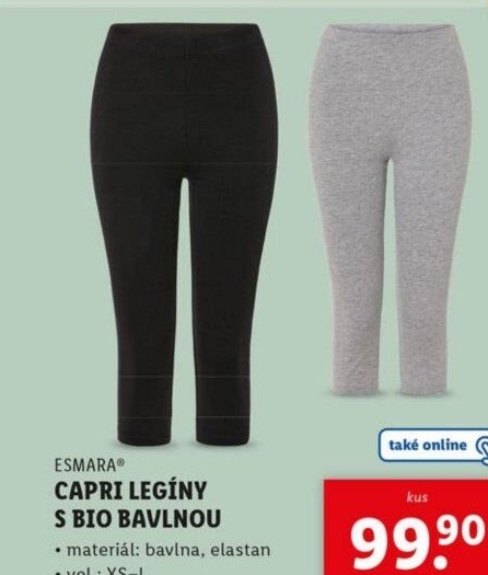Dámské capri legíny Esmara