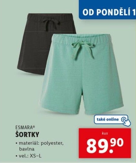 Dámské šortky - kraťasy Esmara