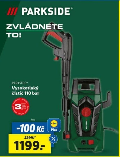 Vysokotlaký čistič Parkside - Lidl akcniletaky.com