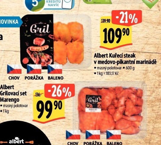 Albert Grilovací set Marengo