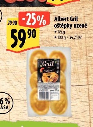 Albert Gril oštěpky uzené