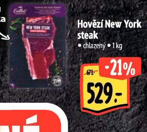 Hovězí steak New York Albert Excellent