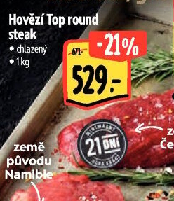 Hovězí steak Top Round