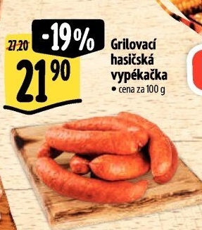 Klobása hasičská vypékačka