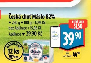 Máslo Česká chuť