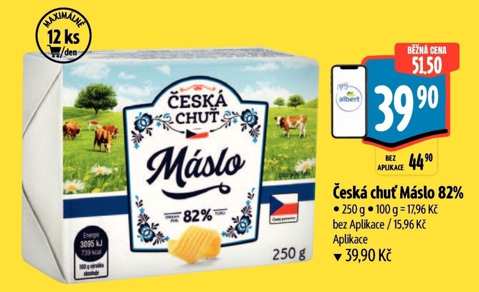Máslo Česká chuť