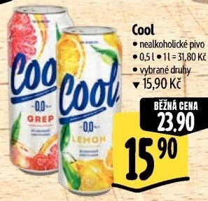 Nealkoholické pivo ochucené Staropramen Cool