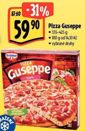 Pizza mražená Guseppe Dr. Oetker
