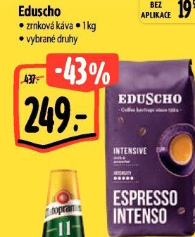 Zrnkové kávy Eduscho