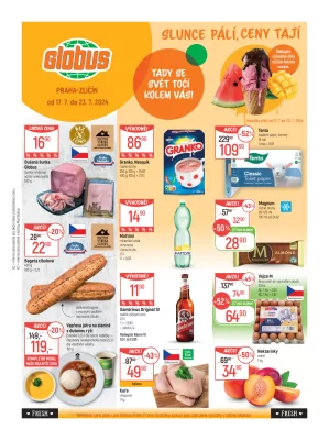 akční leták Globus 17.7.2024-23.7.2024