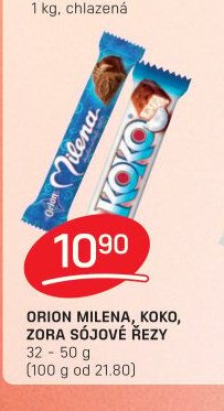 ORION MILENA, KOKO, ZORA SÓJOVÉ ŘEZY 32 - 50 g