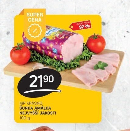 MP KRÁSNO ŠUNKA AMÁLKA NEJVYŠŠÍ JAKOSTI 100 g