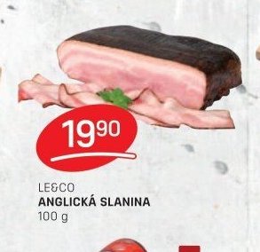 LE&CO ANGLICKÁ SLANINA 100 g