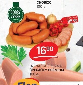 UZENÁŘSTVÍ SLÁMA ŠPEKÁČKY PRÉMIUM 100 g