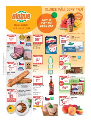 akční leták Globus 17.7.2024-23.7.2024