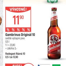 Gambrinus Originál 10