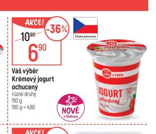 Váš výběr Krémový jogurt ochucený