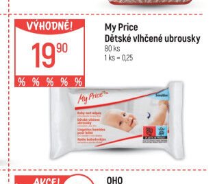 My Price Dětské vlhčené ubrousky