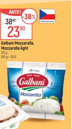 Galbani Mozzarella, Mozzarella light