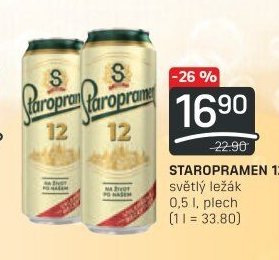 Staropramen 12 0,5 l