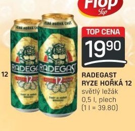 Radegast Ryze hořká 12 0,5 l