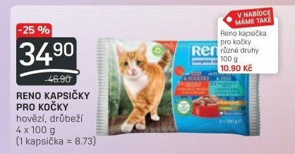 Reno kapsička pro kočky 100 g