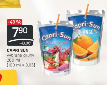 Capri Sun vybrané druhy