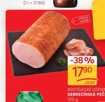 Kostelecké uzeniny Debrecínská pečeně