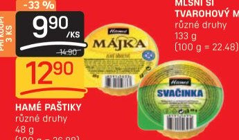 Hamé paštiky