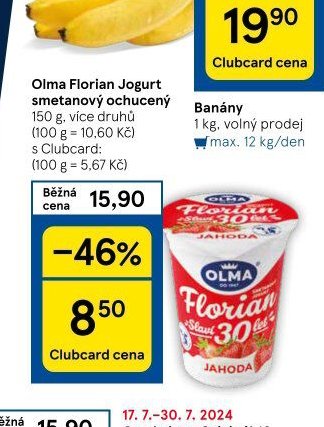 Olma Florian Jogurt smetanový ochucený