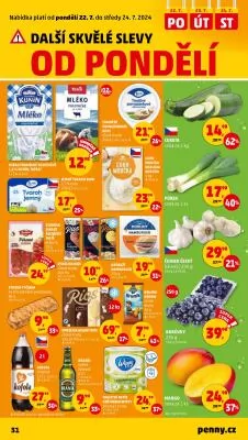akční leták Penny Market 18.7.2024-24.7.2024