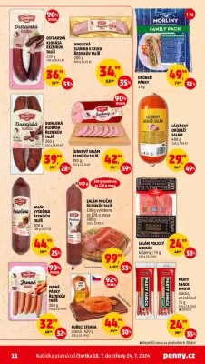 akční leták Penny Market 18.7.2024-24.7.2024