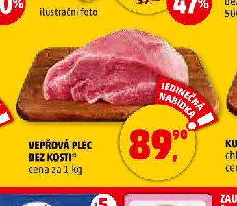 Vepřová plec bez kosti