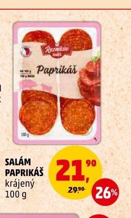 Salám paprikáš krájený 100 g