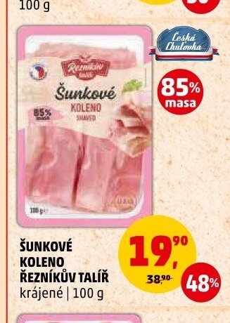 Šunkové koleno Řezníkův talíř krájené 100 g