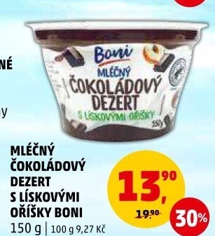 Dezert mléčný Boni