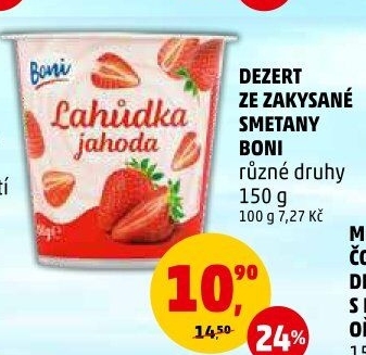 Dezert zakysaný Boni