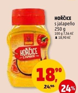 Hořčice s jalapeňo Gustito