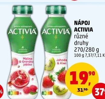 Jogurtový nápoj Activia Danone