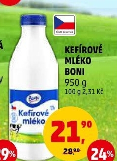 Kefírové mléko Boni