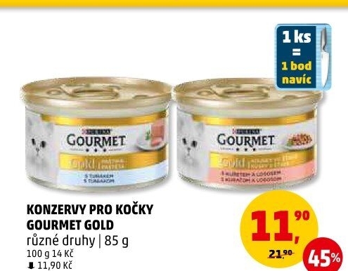 Konzerva pro kočky Gold Gourmet Purina