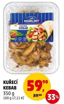 Kuřecí kebab Morliny