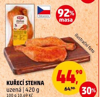 Kuřecí stehna uzená Řezníkův talíř