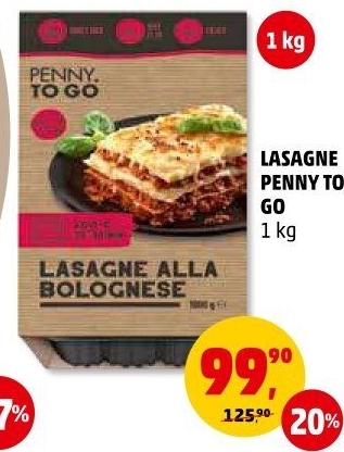Lasagne alla Bolognese Penny To Go