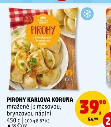 Pirohy mražené Karlova Koruna