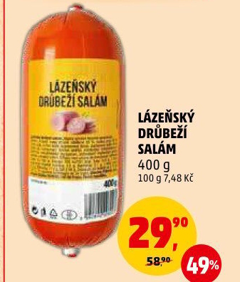 Salám drůbeží lázeňský