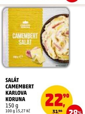 Salát camembert Karlova Koruna