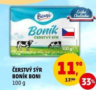 Sýr čerstvý Boník Boni