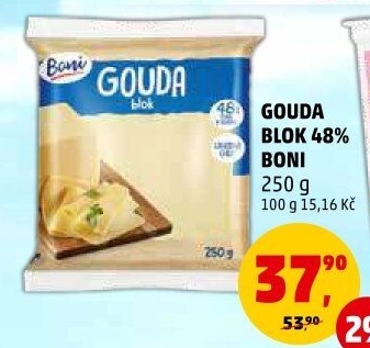 Sýr Gouda 48% Boni